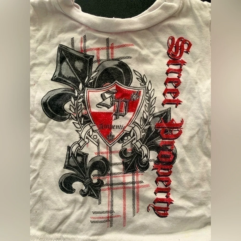 Street Property Authentic Black Red Plaid Short Sleeve Short Set Size 12Mos